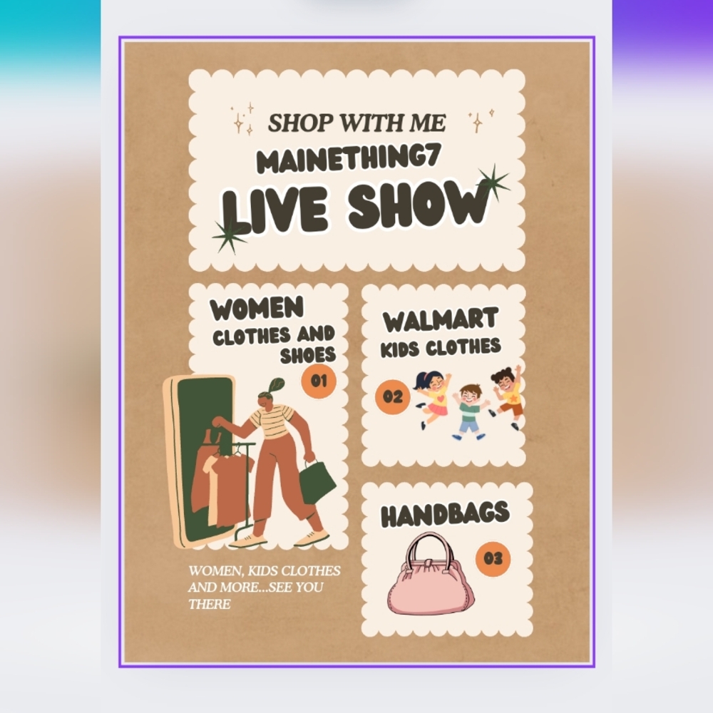 WOMEN CLOTHES HANDBAGS AND WALMART KIDS CLOTHES - SHOWTIME WED 10/16 - 9:30 EST